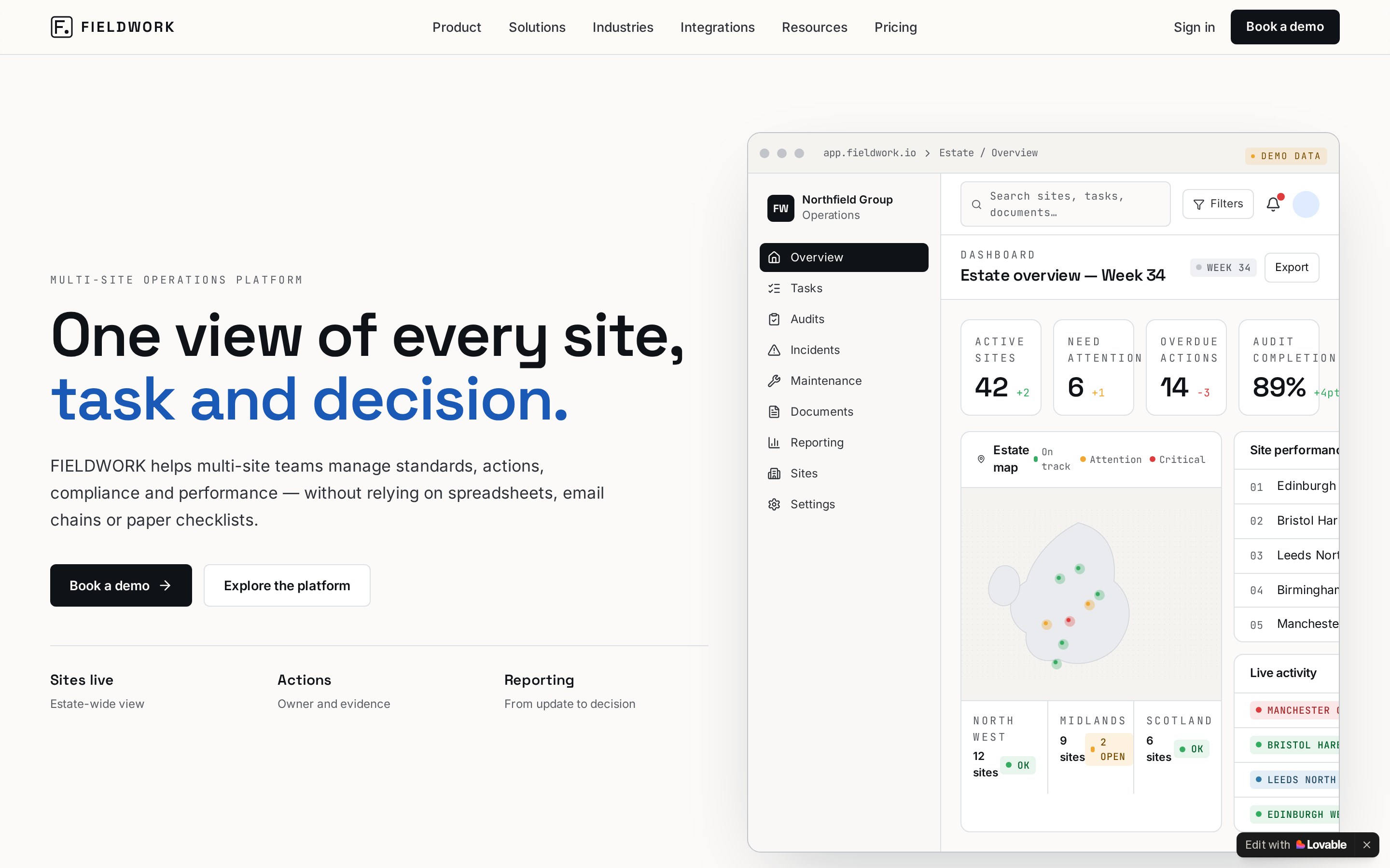 Fieldwork — case study preview